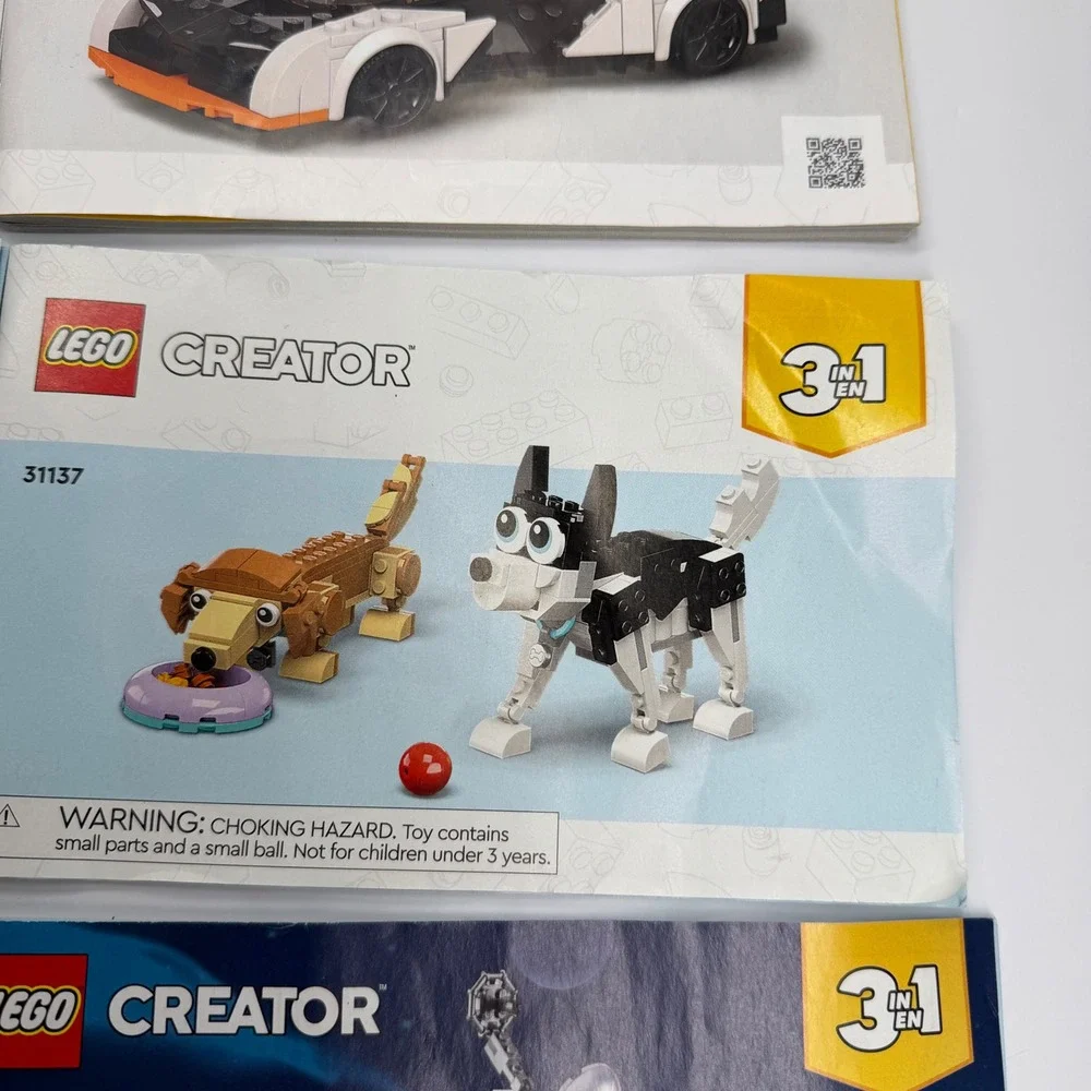 Lego Manual Lot Speed Champions 76918 Creator‎ 31137 31115 System 1845